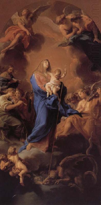 Pompeo Batoni And the glory of Our Lady of El Nino china oil painting image
